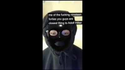 Main character social hero/warrior begins the denazification of Reddit.