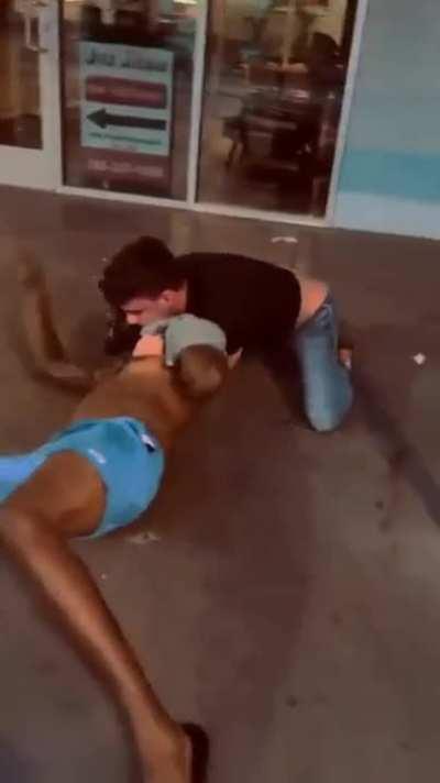 To intimidate and beat up a smaller guy.