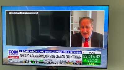 AMC CEO Adam Aron confirms he’s an APE! He actuat says it in the interview 🦍🚀 He also said he won’t be using the 500mil shares to screw his army of APES! (check out the full video in the comments)