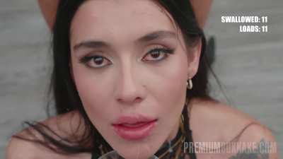 Guys go hard on super hot Latina Rousse Black [PMV]