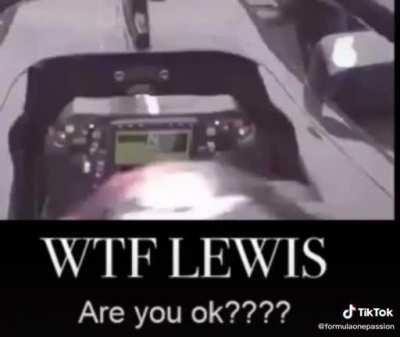 WTF Lewis are you ok????