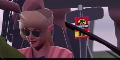 Improved img2img video results. Link and Zelda go to low poly park.