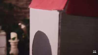 Absolute chad minecraft youtuber makes a cardboard rocket