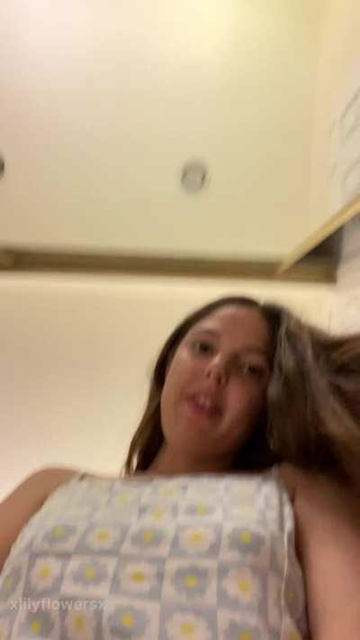 You should say hi if you're going to look up my skirt its the polite thing to do