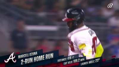 [Highlight] [Highlight] Marcell Ozuna's 2-run homer makes it 7-0 Braves over the Mets.