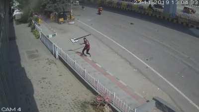 It's a bird. It's a plane. No it's an asshole driving at twice the speed limit on the flyover.