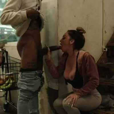 Your Wife Went Shopping And Ended Up With BBC In Her Mouth