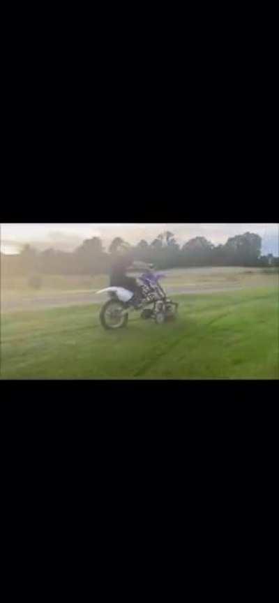 Extreme redneck lawn mower