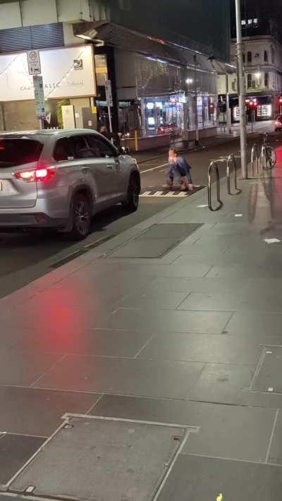 Look! Watch me try out my new invisibility cloak