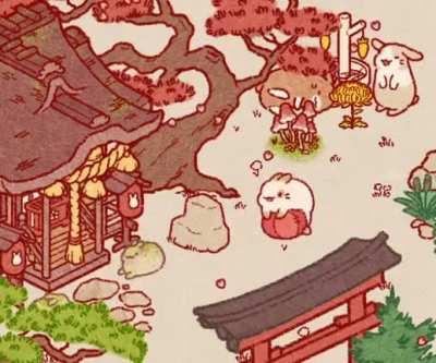 I'm learning to animate and recently finished this small scene of playful buns 🥺🐇🐇