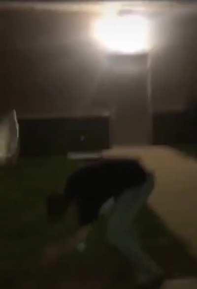 WCGW throwing a glass bottle at the wall