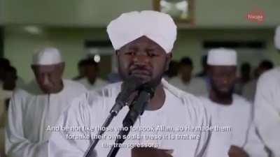 The beautiful and very unique recitation by Sheikh Norain Muhammad Siddiq who passed away during a car accident last year. May Allah grant him the highest level in Jannah and give him till he is satisfied (Surah Al-Hashr 59:15-24)
