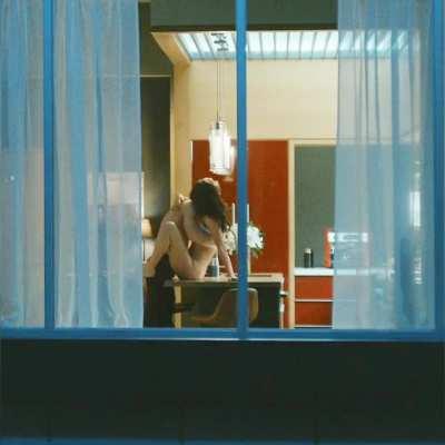 [Ass] Natasha Liu Bordizzo in 'The Voyeurs' (2021)