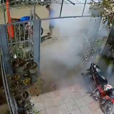 Firecracker exploded in the boy's hand and he was left without fingers.