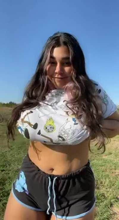 Do you like how my boobs look under the sun?