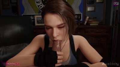 Jill Blowjob and Tease (HentaiVR / Auxtasy) [Resident Evil]