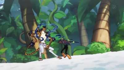 Zoro vs Lucci has begun Toei already gassing it.