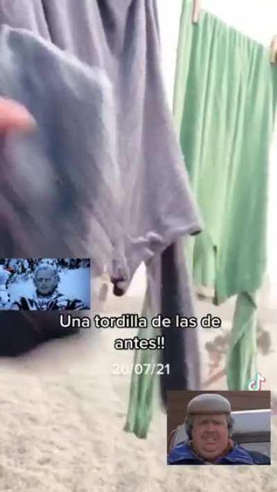 Esta ropa no está húmeda, está fría nomá...(según el post, en Rivera)