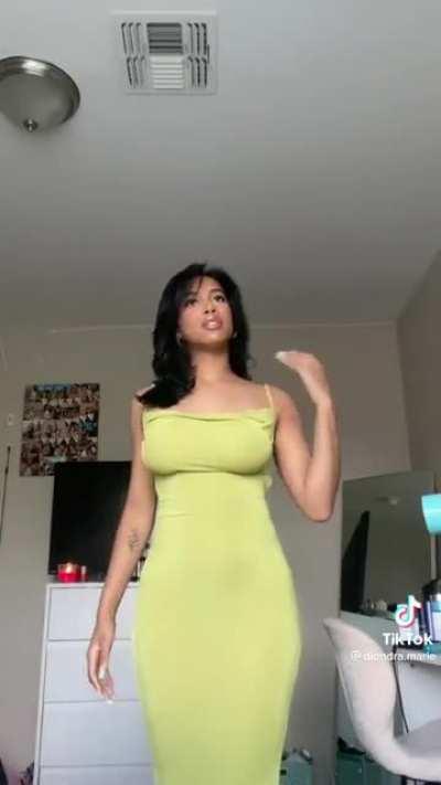 Green dress