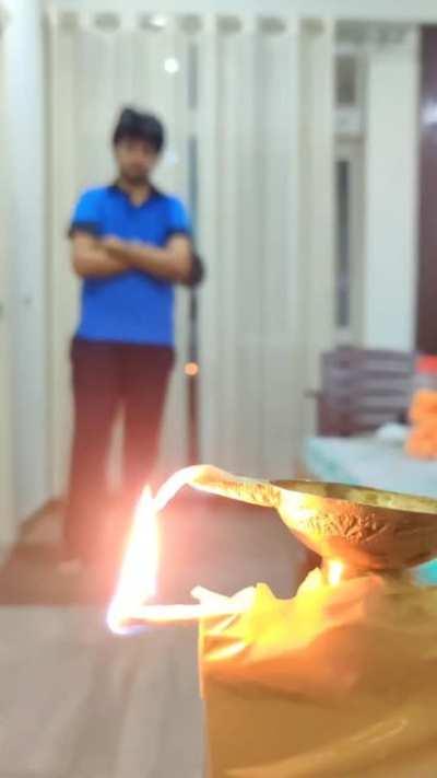 Lighting a matchstick with a pingpong ball