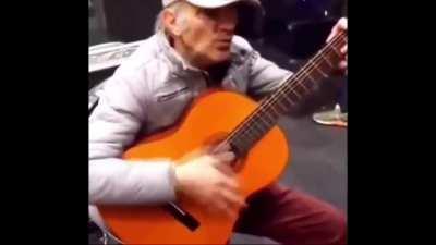 Imagine being this talented what an epic old man