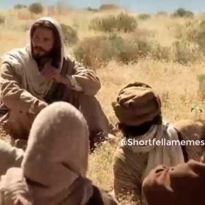 Jesus giving some words of advice 🙏🛐