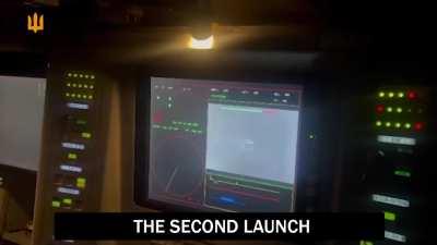 The first footage of a 🇫🇷 French Crotale NG short-range air-defense system in service with the Ukrainian army. We can see two missiles fired in an attempt to take down a Russian cruise missile- the second one hits the target.