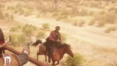 Somehow shot 2 hats off the same guy