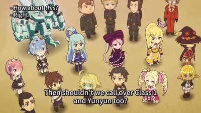 Yunyun is just happy that someone remembers her