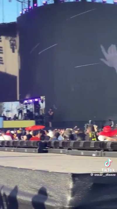 Chappell Roan at Marina’s Coachella set. Real recognizes real.