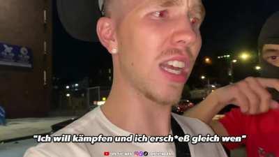 German youtuber goes the RPT and nearly gets shot (not seen on video)