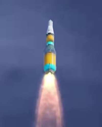 How a transparent rocket would look