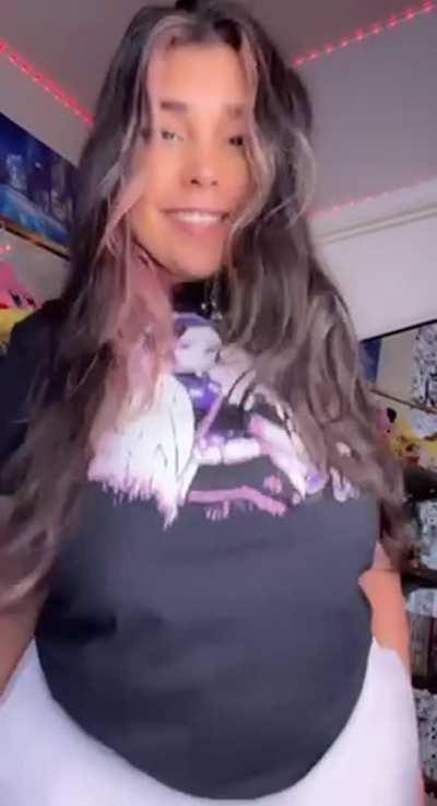 Are my goth boobies big enough to be your gf?