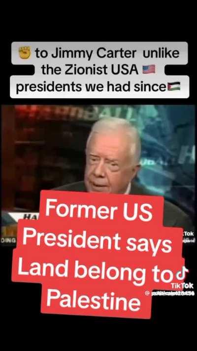 Jimmy Carter on Palestine