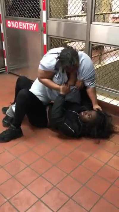 subway station squabble