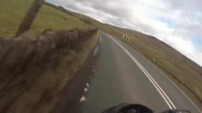 Going too fast on the road