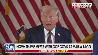 Trump tells your left year that everyone is coming.