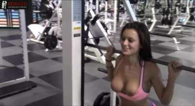 Naughty in the gym