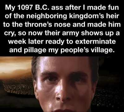 Itâs over, the village has fallen.