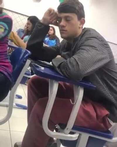 HMC while I attempt to hide from a fellow senior classmate I bothered.