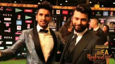 Ranveer fangirl-ing over Fawad Khan. Why is he like this 😂