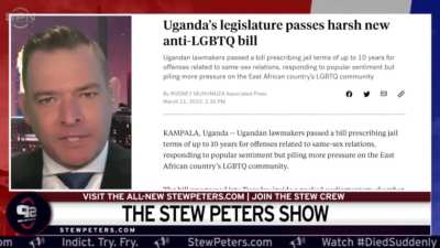 Homophobic MAGA Nazi praises Uganda's cruel new anti-LGBTQ law which makes it illegal to be 