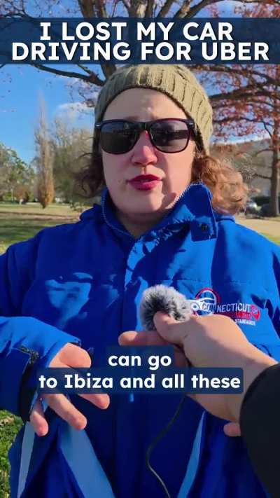 She lost her car driving for Uber-So she drove 309 miles to demand fair pay with the Empowering App Based Workers Act