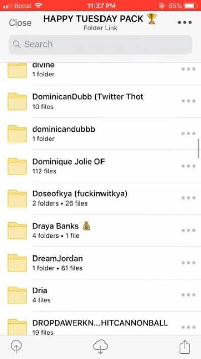 Megas and super megas like these available still. Over 100-150 girls full onlyfans albums in each super mega (not free) . Message me or comment