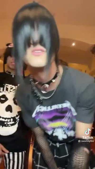 What happens when you cross a school girl with a metal head? Nothing good