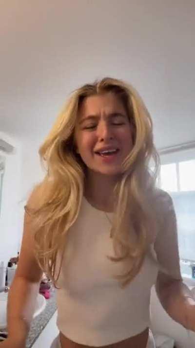 she knows exactly what she’s doing. she loves to whore herself out and tease us