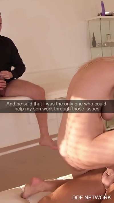 My son asked me to go to his sex therapy session with him
