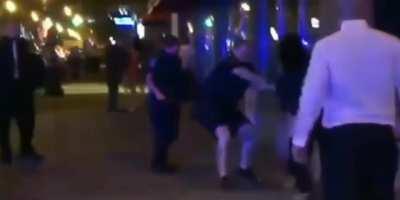 Naked ninja man takes out cops