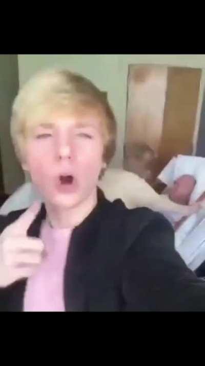 Kid makes a TikTok at grandpa’s deathbed