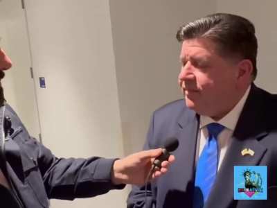 Gov. JB Pritzker was asked by Joe Gallina what he would say to President Trump
